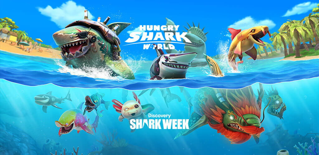 Hungry Shark World v7.4.7 MOD APK (Unlimited Money)