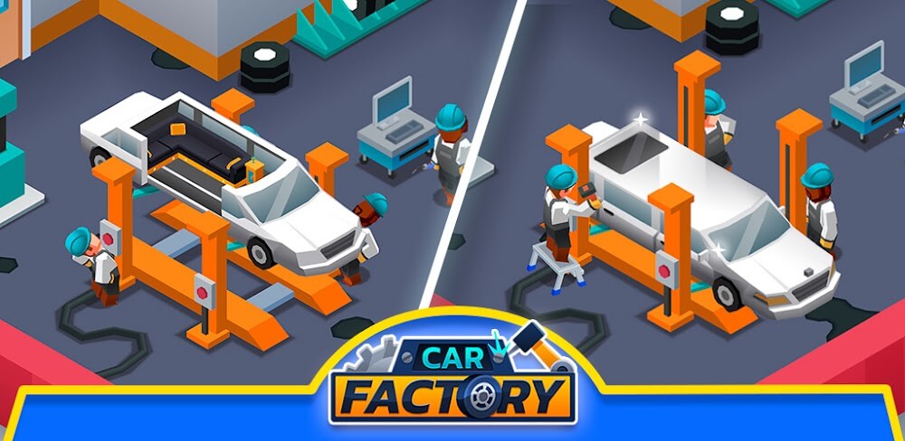 Idle Car Factory Tycoon v 1.1.7 MOD APK (Unlimited Money)