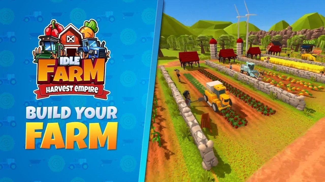 Idle Farm: Harvest Empire v2.0.1 MOD APK (Unlimited Diamonds)