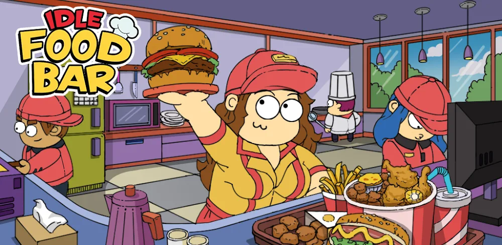 Idle Food Bar v1.56.28 MOD APK (Speed Game Multiplier, Free Shopping)