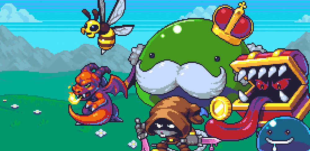 Idle Grindia: Dungeon Quest v0.4.003 MOD APK (Dumb Enemy, Free Upgrade)