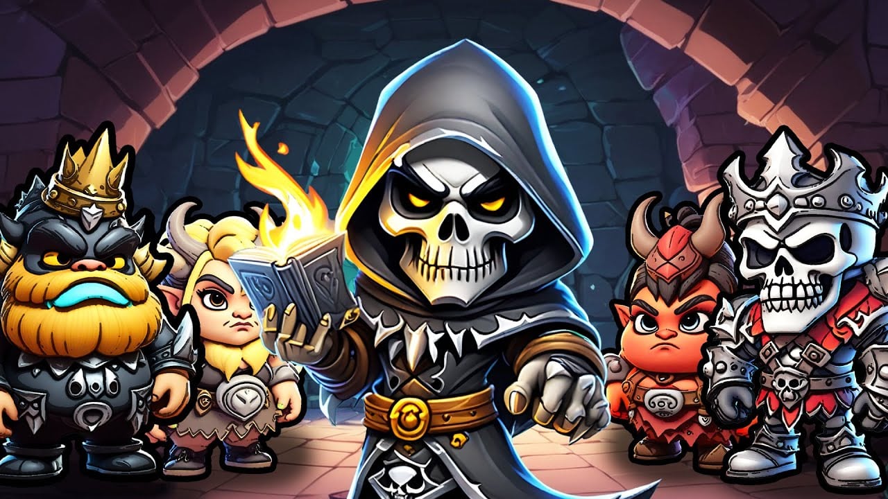 Idle Hell Miner: Necro Merge v2.95 MOD APK (Menu, Auto Instant Kill, Soul Spawner)