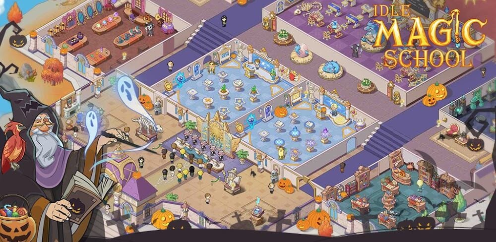 Idle Magic School v3.1.0 MOD APK (Unlimited Holy Water, Magic Fruit)