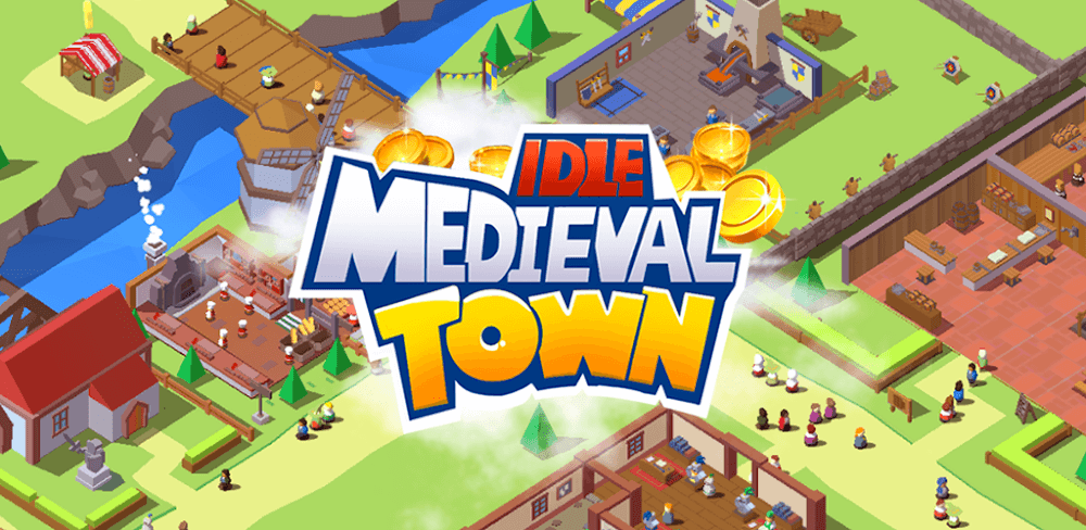 Idle Medieval Town - Tycoon MOD APK v1.1.50 (Unlimited Diamonds)