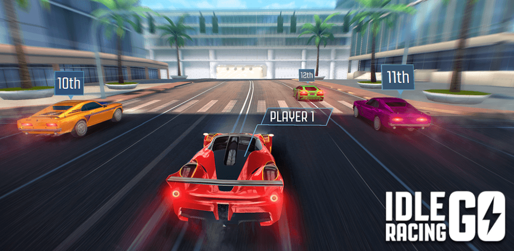 Idle Racing GO: Clicker Tycoon MOD APK v1.30.1 (Free Shopping, No Skill CD)