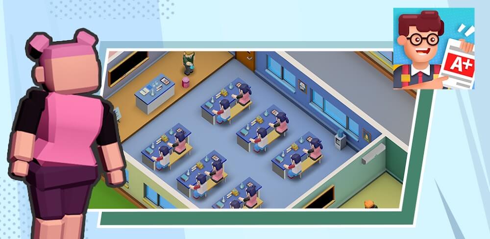 Idle School Tycoon v1.7.7 MOD APK (Unlimited Money)