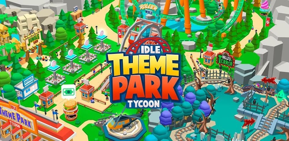 Idle Theme Park Tycoon v8.5.0 MOD APK (Unlimited Money)