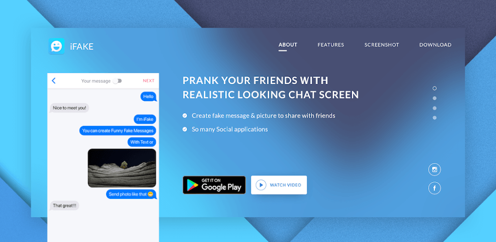 iFake v20.2.0 MOD APK (Premium Unlocked)