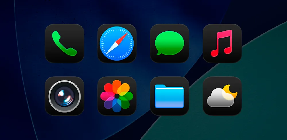 iLiquidDark - Icon Pack v0.6.0 APK (Full Version)