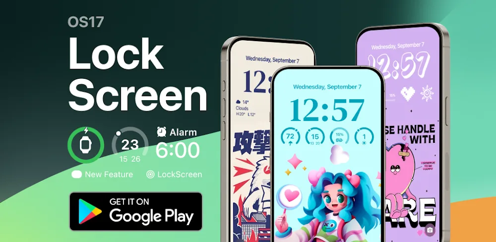 iLock - Lock Screen OS 17 v3.14 MOD APK (Premium Unlocked)