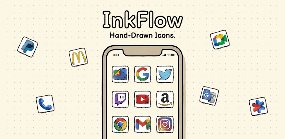 InkFlow Icon Pack v1.1.0 APK (Full Version)