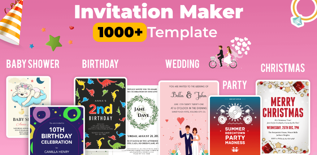 Invitation Maker v29.8 MOD APK (Premium Unlocked)