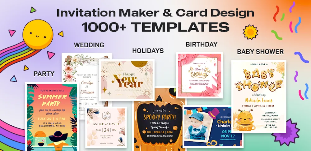 Invitation Maker & Card Design v2.0.5 MOD APK (Premium Unlocked)