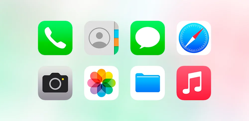 iPear iOS 17 - Icon Pack v1.7.7 APK (Full Version)