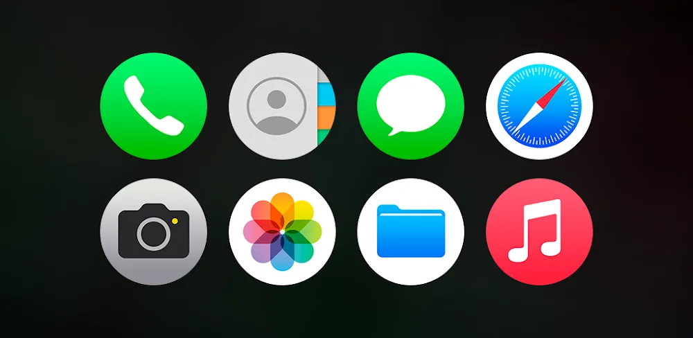 iPear Pro - Icon Pack (Round) v2.1.0 APK (Full Version)