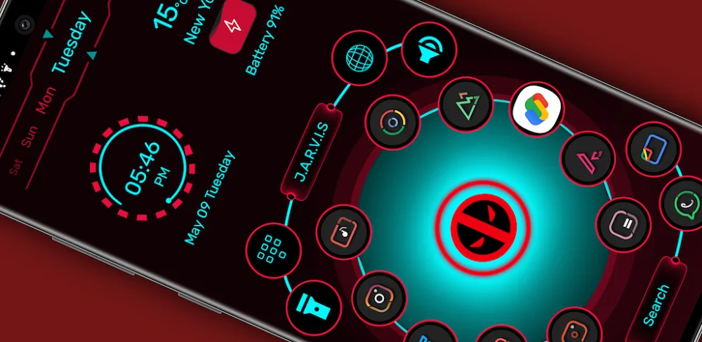 Jarvis Scifi: Epic Launcher v8.6 MOD APK (Premium Unlocked)