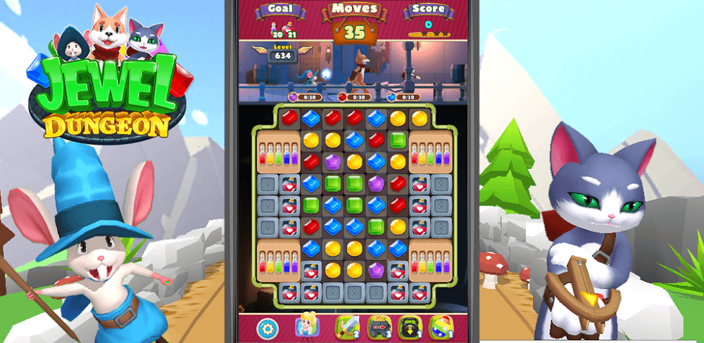 Jewel Dungeon MOD APK v3.1.1 (Unlimited Gold)