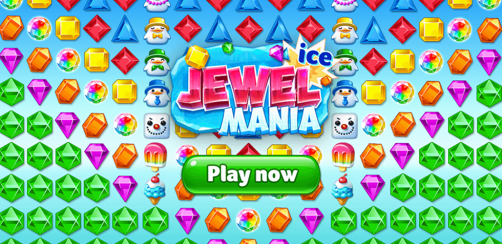 Jewel Ice Mania: Match 3 Puzzle v25.0502.00 MOD APK (Auto Win)