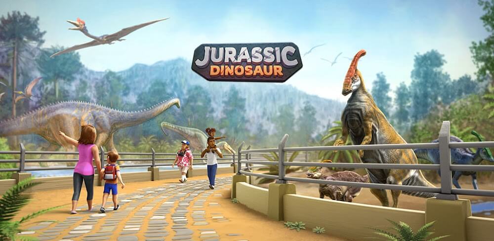 Jurassic Dinosaur: Park Game v1.9.0 MOD APK (Unlimited Money, Gold)