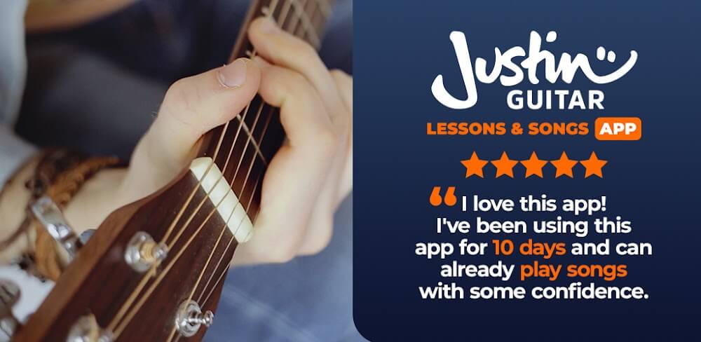 Justin Guitar v3.20.3 MOD APK (Premium Unlocked)
