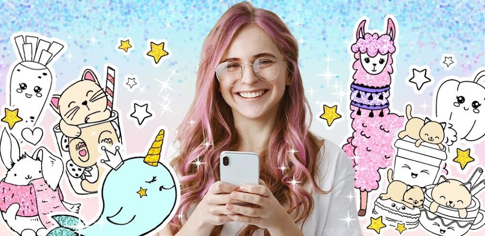 Kawaii Coloring Book Glitter v1.4.5MOD APK (No ADS)