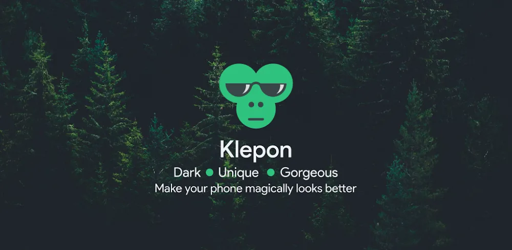 Klepon: Dark Icon Pack v16.8 APK (Full Version)