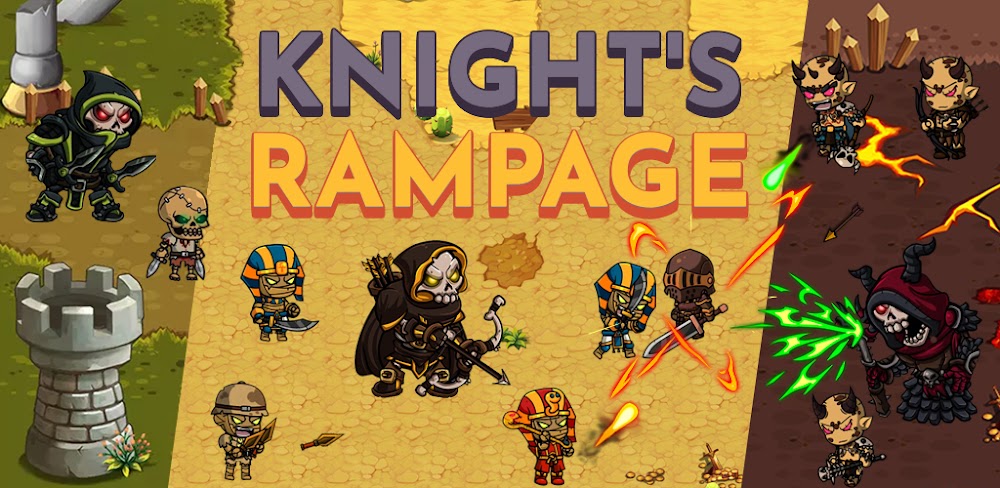 Knight's Rampage v1.7 MOD APK (God Mode, No CD, High Damage)