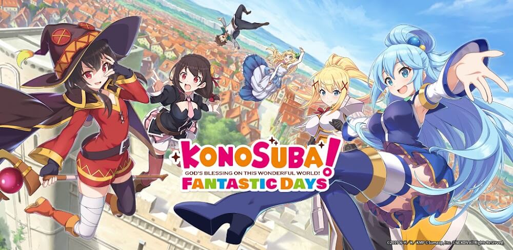 KonoSuba: Fantastic Days v5.6.1 MOD APK (Damage/Defense, Infinite SP & Skill)