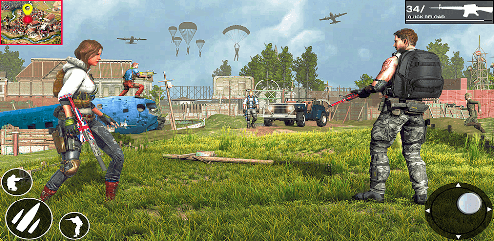 Legend Fire: Battleground Game v2.0.59 MOD APK (Dumb Enemy/God Mode)