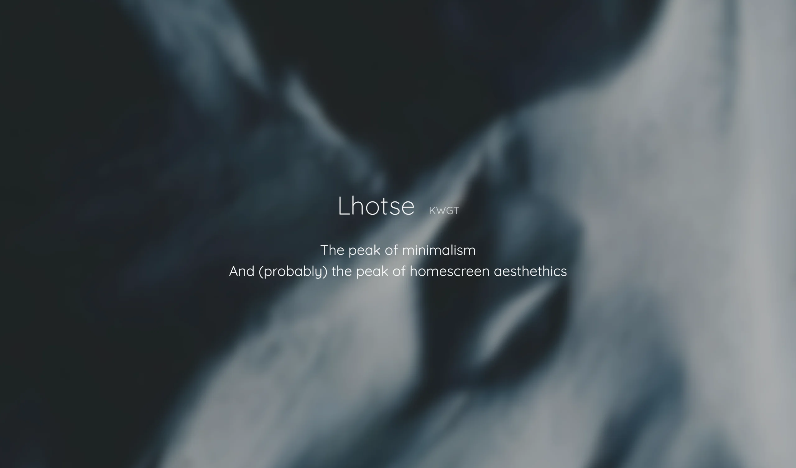 Lhotse KWGT MOD APK V6.7 (Paid Patched)