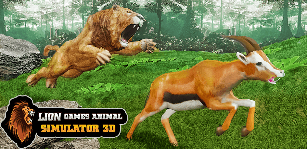 Lion Games Animal Simulator 3D v4.4.6  MOD APK (Unlimited Money)