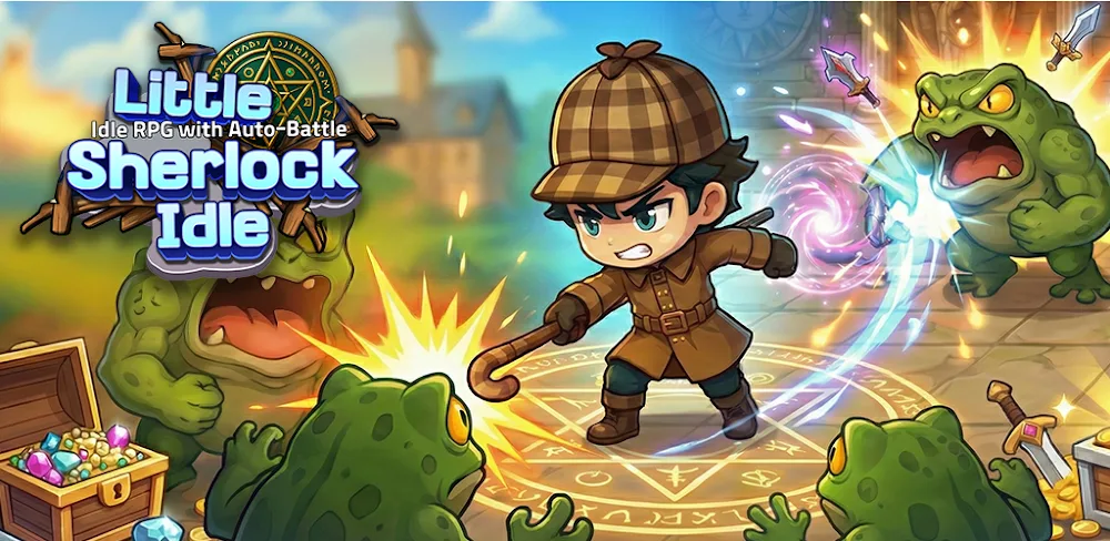 Little Sherlock Idle RPG v1.0.0 MOD APK (Menu, Damage, God Mode)