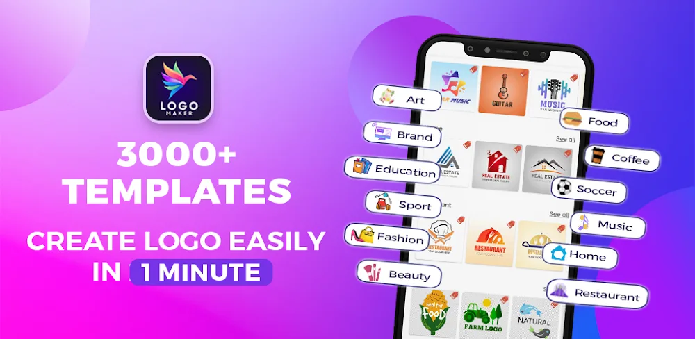 Logo Maker & Logo Creator v5.2.2 MOD APK (Premium Unlocked)