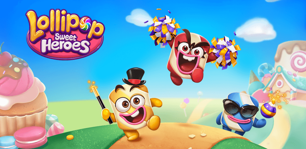 Lollipop Sweet Heroes v26.0211.00 MOD APK (Unlimited/Money, Lives, Boosters)