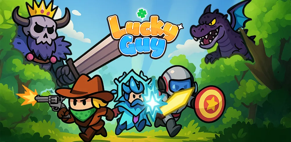 Lucky Heroes! : Defense Game v1.0.60 MOD APK (Menu, God Mod, Damage X10, Gems, No ADS)