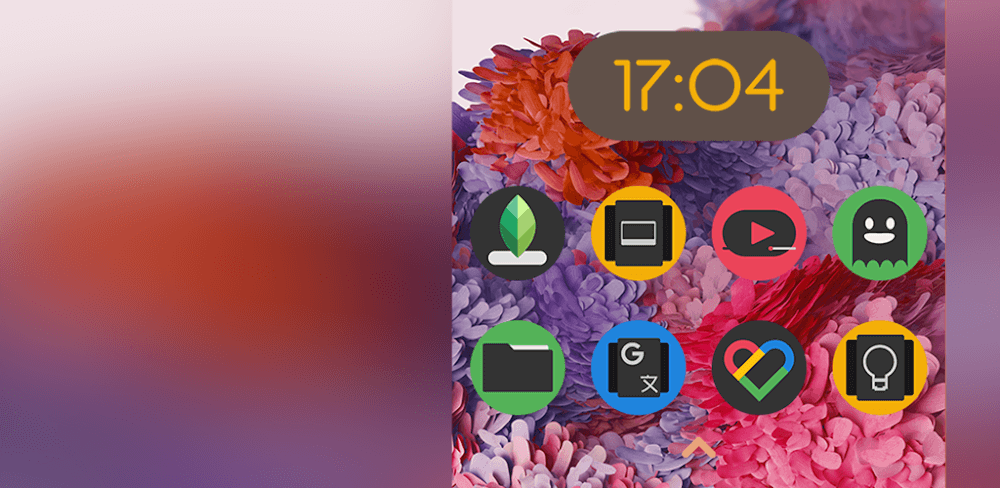 Lumos Dark - Rounded Icon Pack v22.12.31 APK (Patched)
