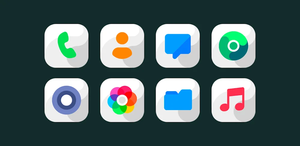Maahes White - Icon Pack v6.9 APK (Full Version)