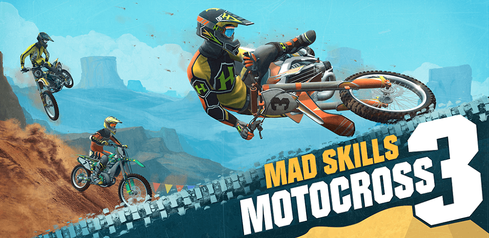 Mad Skills Motocross 3 v4.10.0 MOD APK (Unlimited Money/Unlocked Pro)