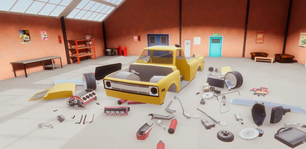 Mechanic: Car Tuning Simulator v17 MOD APK (Free Purchase)