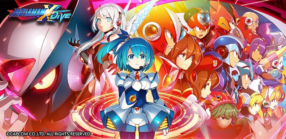 MEGA MAN X DiVE LATAM v14.1.5 MOD APK (Unlimited Ammo, God Mode, No Skill CD)