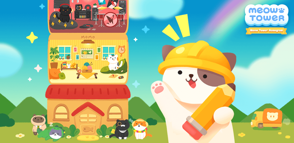 Meow Tower v3.4.402 MOD APK (Unlimited Money)