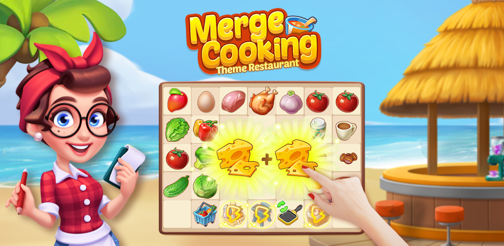 Merge Cooking: Theme Restaurant v1.30.0 MOD APK (Unlimited Diamonds)