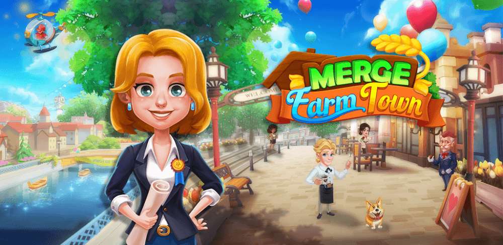 Merge Farmtown v2.3.8 MOD APK (Free Purchases)