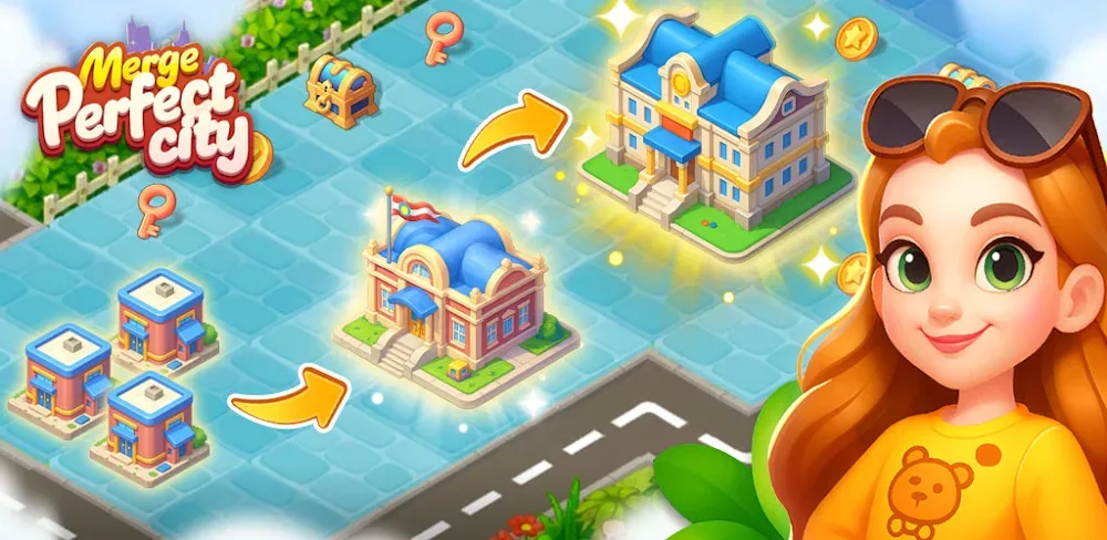 Merge Perfect City v3.61.0 MOD APK (Menu, Unlimited Diamonds)