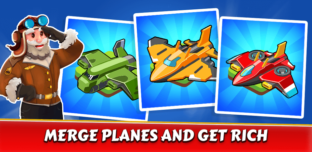 Merge Planes Idle Tycoon v1.5.37 MOD APK (Unlimited Money)