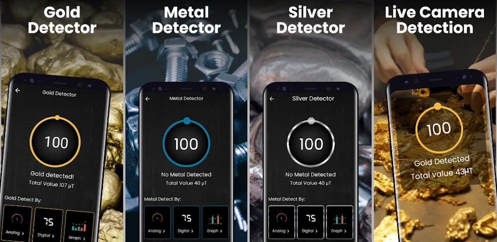 Metal Detector - Metal Finder v5.0.3 MOD APK (Premium Unlocked)