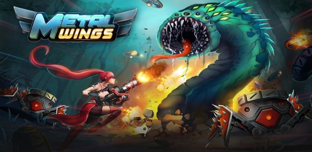 Metal Wing: Super Soldiers v13.0 MOD APK (God Mod, Unlimited Money)