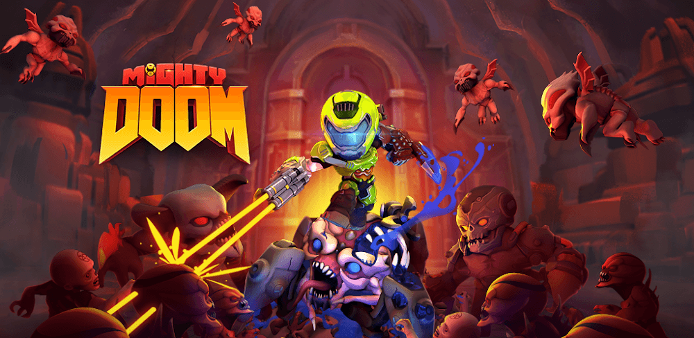 Mighty DOOM v1.12.0 MOD APK (God Mode, Free Reward)