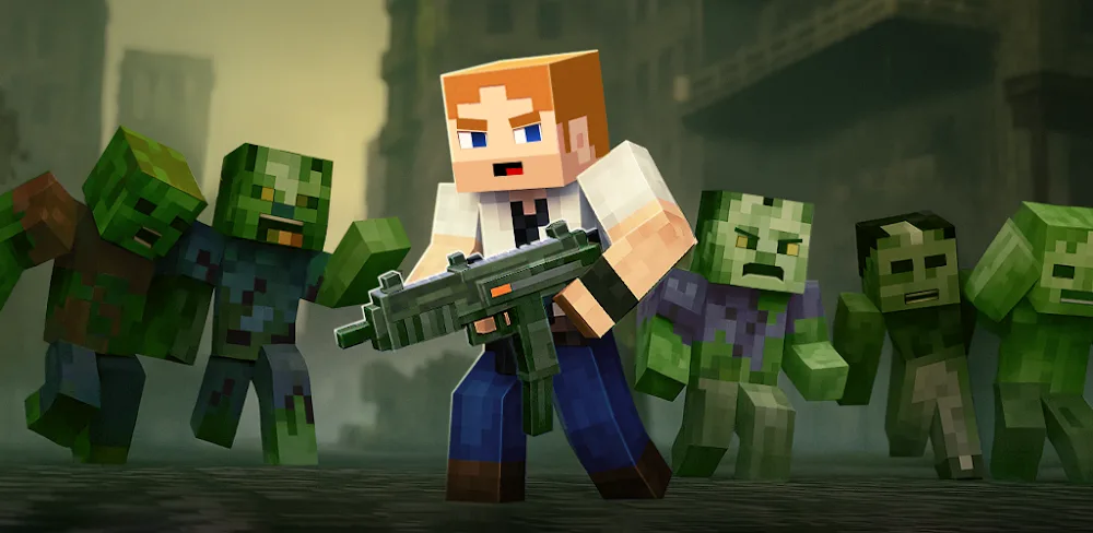 MineZ Survivor v1.0.19 MOD APK (Menu, Attack, God Mode, Free Upgrade)