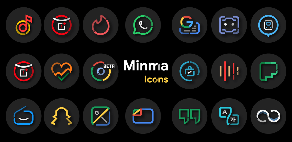 Minma Icon Pack v2.5 b27 APK (Unlocked All)